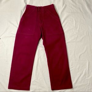 Big Bud Press | Work Pants in Cranberry